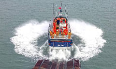 Lifeboat volunteers in Angle praised