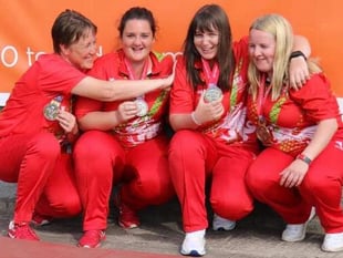 Bowler Ysie strikes gold...and bronze too!