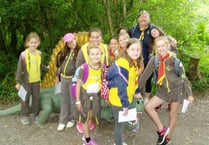 3rd Tenby Brownies celebrate end of term