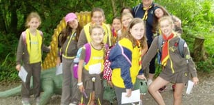 3rd Tenby Brownies celebrate end of term