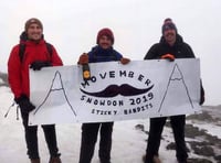 Adventurous local lads raise over £2,000 for Movember
