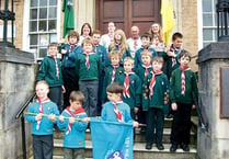 Kilgetty Scouts in St. George’s Day parade
