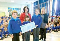 Tavernspite School and Barclays Bank  join together to help the Urdd Eisteddfod