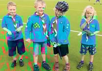 Kilgetty Beavers gain cycling proficiency badge