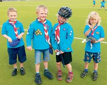 Kilgetty Beavers gain cycling proficiency badge