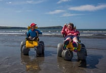 Pembrokeshire beach wheelchairs available for winter adventures