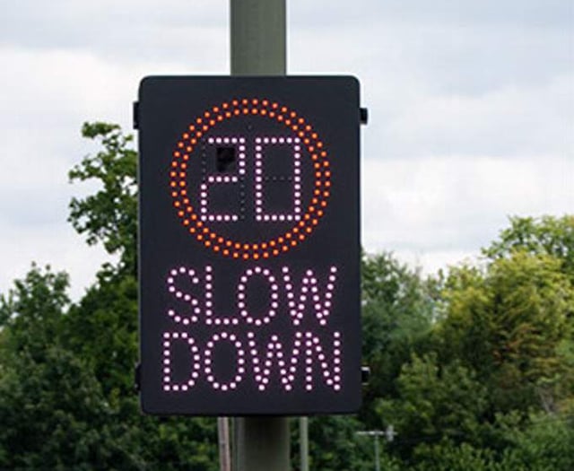 New ‘roving speed sign’ to be considered by community council