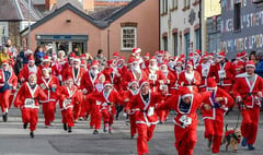 Santas on the run again in Narberth!