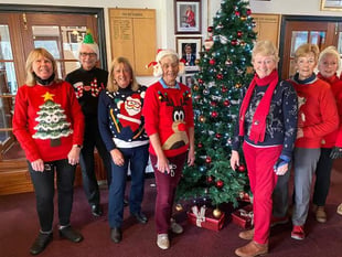 Tenby ladies section's Save the Children festive fundraiser