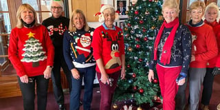 Tenby ladies section's Save the Children festive fundraiser