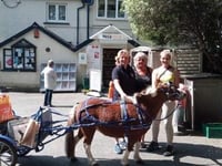 Hot-to-trot Bella delivers smiles and goods to villagers