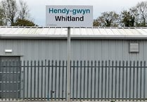 Whitland station footbridge temporarily out of action