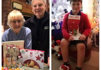 Generous festive treats delivered to the doors of New Hedges' senior citizens