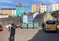 Extra policing and security help eradicate anti-social behaviour around Tenby harbour