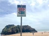 Beach signs are 'not visible enough'