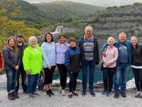 Tenby church bellringers 'zip up' for cancer charities