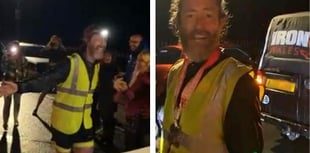 Lone Ironman hails ‘overwhelming and incredible’ support as he completes triathlon in Tenby