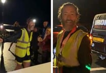 Lone Ironman hails ‘overwhelming and incredible’ support as he completes triathlon in Tenby