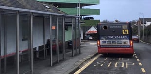 352 bus service temporarily withdrawn