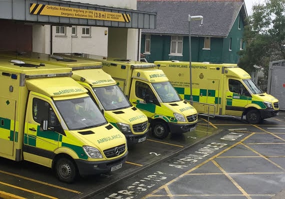 Ambulances Bronglais Hospital