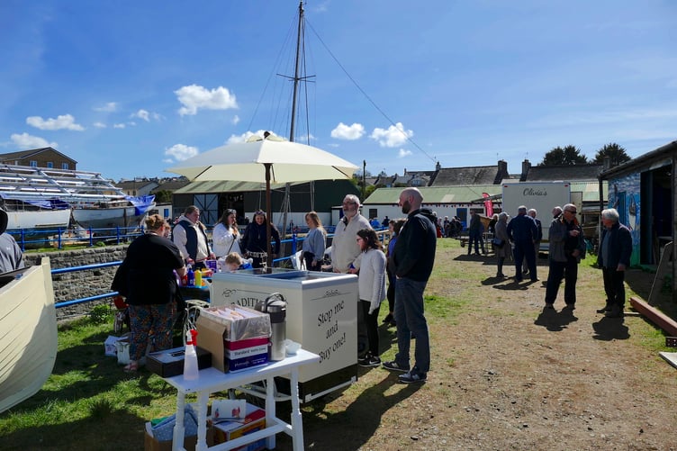 Street food at Hancock’s Yard Pembroke Dock