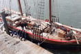 Pembroke Dock welcomes celebrity schooner