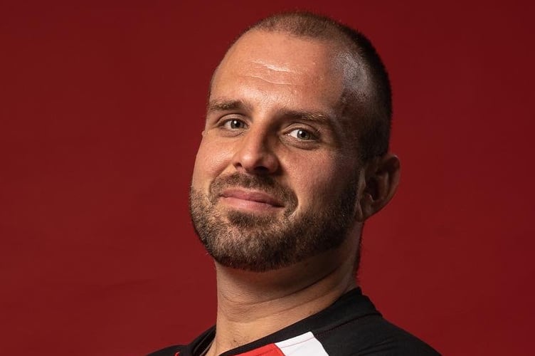 Aled Sion Davies, one of the Team Wales stars supporting Sport Wales’ School Sport Survey.