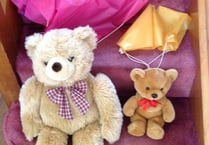 The teddies are back at St Mary’s Church, Begelly! 