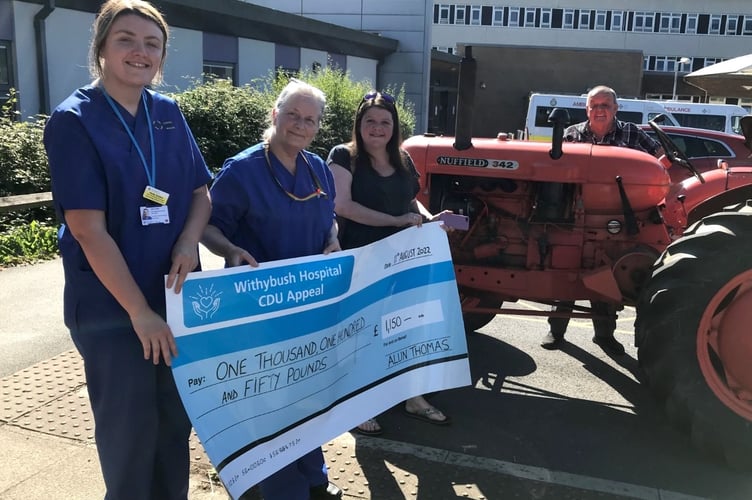 Vintage tractor run donation