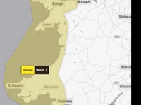 Weather warning for strong winds later this week
