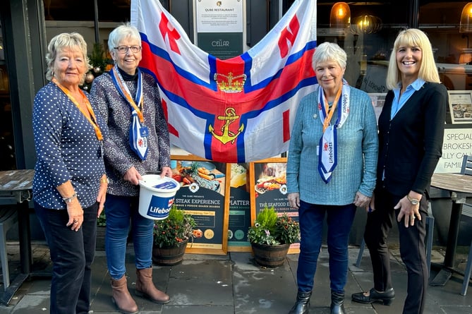 A Tenby RNLI Fundraising Committee Coffee Morning was held at the Qube in the town's Tudor Square.