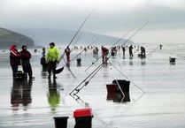 Wales Air Ambulance Angling Open at Amroth beach