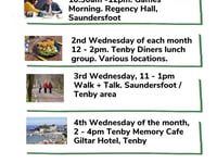 Tenby Memory Café continuing to care in 2023