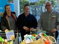 Co-op in Kilgetty donates to Tenby PATCH foodbank