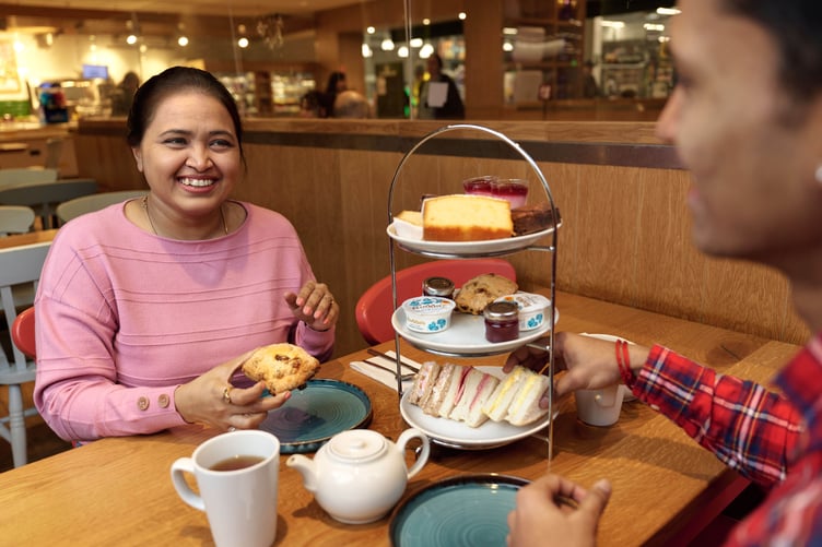 Morrisons has cut the price of its popular afternoon tea for two to just £10 in its cafés ahead of Motherâs Day.Customers will receive a selection of sandwiches, cakes, fruit scones â complete with jam and clotted cream, and a pot of Yorkshire Tea for mums to enjoy as a tasty treat at an affordable price.For those that want to dine from the comfort of their own home, the afternoon tea can also be ordered for collection from the store at a date and time that is convenient for them.For younger customers looking to treat mum with their pocket money, there are alternative options available including:
· toasted fruit tea cakes for £1.29
· crumpets for just £0.99
· hot drinks from £1.29.