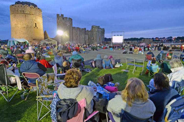 Evening concert at Pembroke Castle