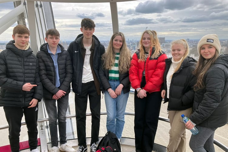Greenhill pupils in London