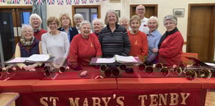Handbell Ringers to give Tenby lunchtime concert