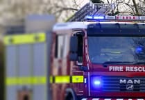 Casualty treated at scene of Monkton garage fire while firefighters tackle blaze