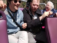 A ticket to ride: Open top trip for the Tenby Project