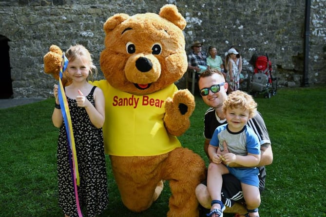 The Sandy Bear Family Fun Day will take place at Carew Castle on Saturday 10 June between 10am and 4pm.