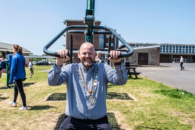Outdoor Gym launch at Greenhill School Tenby