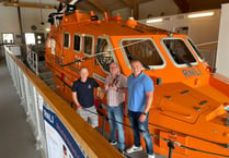 RNLI crew receives generous donation from St Davids Gin and Kitchen