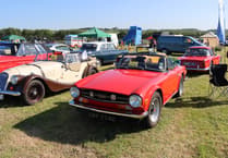 Pembrokeshire Car Club Classic Car Show attracts the crowds at Carew Airfield