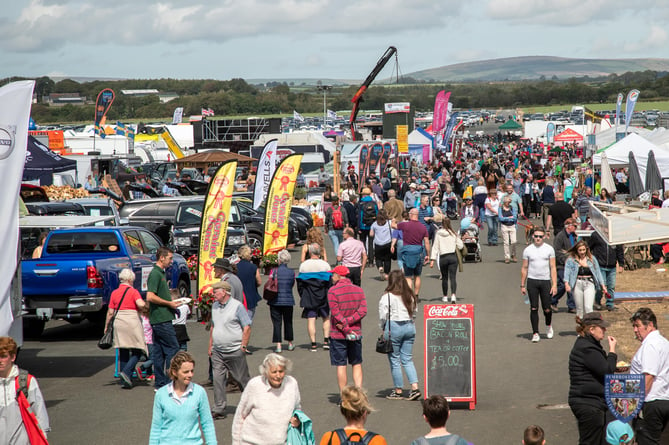 crowds at a previous Pembrokeshire County Show.