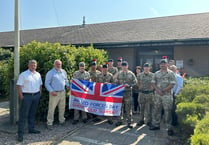 Landmarc flies the flag at Castlemartin for Armed Forces Week