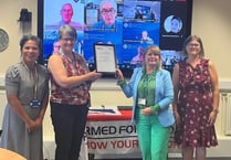 Hywel Dda health board accredited with Veteran Aware status