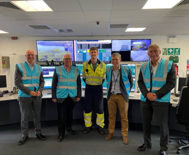 Local MS Paul Davies discusses Renewable Energy at power station