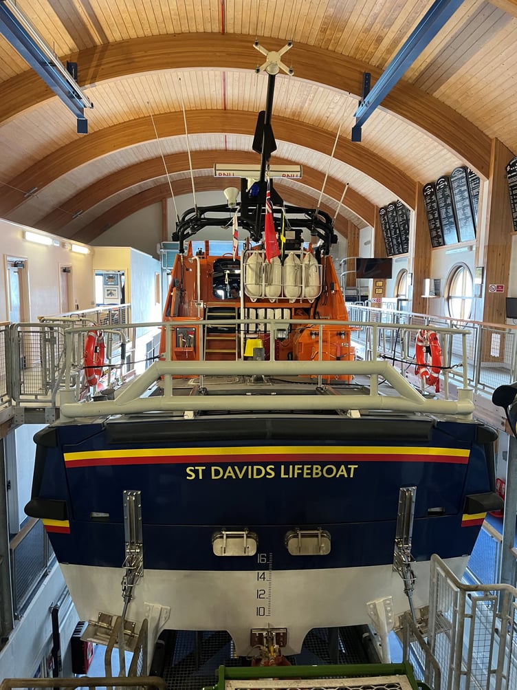 RNLI St Davids lifeboat station and Norah Wortley Credit: RNLI/St Davids