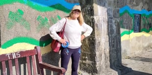 Tenby Urban Thinkscape mural begins at North Beach zigzag